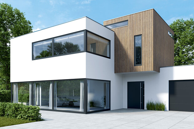 Fenster für den modernen Wohnbau